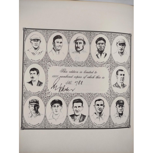 181 - WEBSTER RAY.  First-Class Cricket in Australia. 2 vols. Signed ltd. ed. 788/1000. Portrait endpapers... 