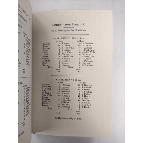 183 - BENTLEY HENRY.  A Correct Account of All the Cricket Matches Which have been Played by the Mary-Le-B... 