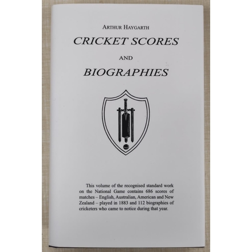 184 - LILLYWHITE FREDERICK.  Cricket Scores & Biographies (Continued by Arthur Haygarth) of Celebrated... 