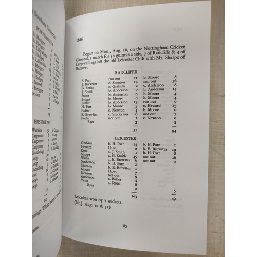 186 - BUCKLEY G. B.  Fresh Light On Eighteenth Century Cricket & Fresh Light On Pre-Victoria... 