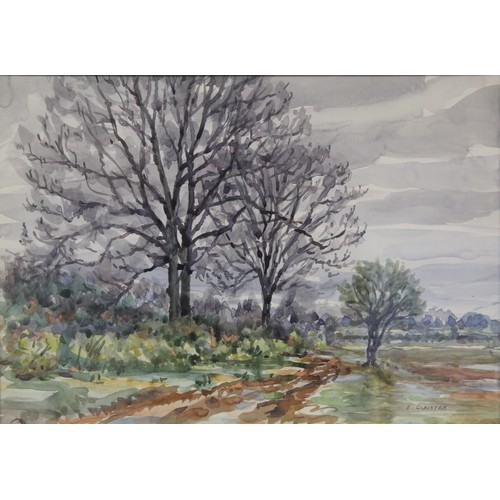 240 - Ernest Glaister (British 1903-1973).Rural landscape.Watercolour.35.5cm x 51cm. Signed.Proceeds of sa... 