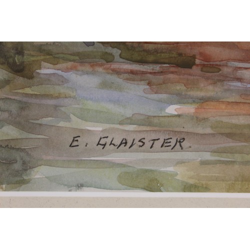 240 - Ernest Glaister (British 1903-1973).Rural landscape.Watercolour.35.5cm x 51cm. Signed.Proceeds of sa... 