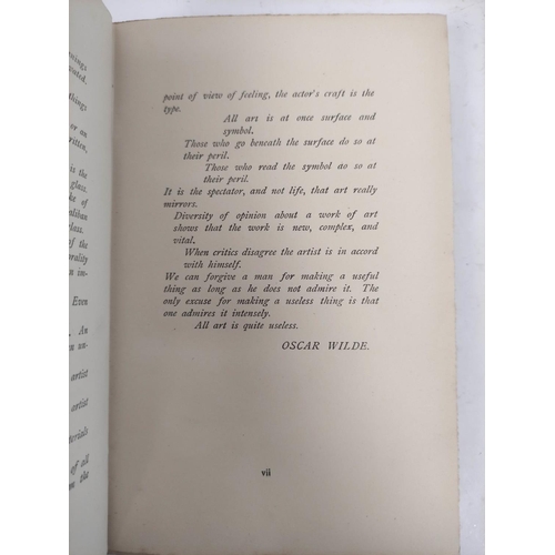 99 - WILDE OSCAR.  The Picture of Dorian Gray. 334pp plus publisher`s adverts. Orig. parchment backed brd... 