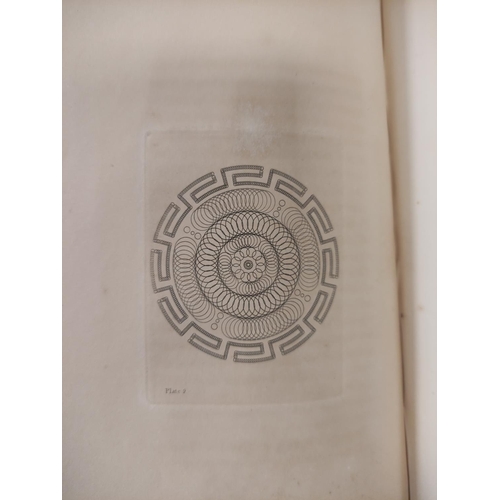 310 - IBBETSON JOHN HOLT.  Specimens in Eccentric Circular Turning. 2 fldg. eng. frontis., eng. title &... 