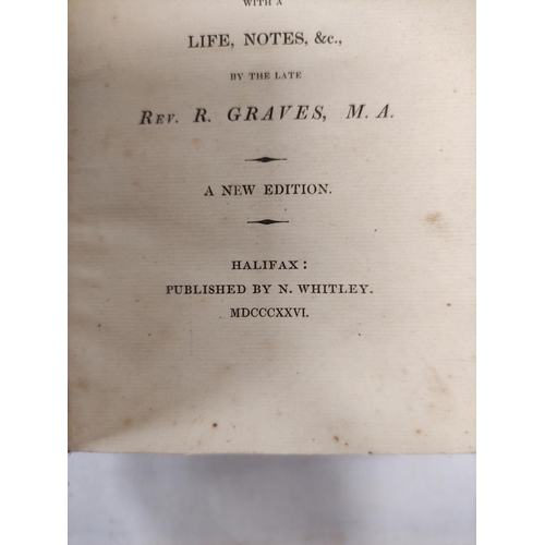 313 - GRAVES R. (Ed.)  The Meditations of the Emperor Marcus Aurelius Antoninus. Orig. brds. Halifax, 1826... 