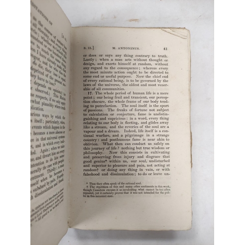 313 - GRAVES R. (Ed.)  The Meditations of the Emperor Marcus Aurelius Antoninus. Orig. brds. Halifax, 1826... 