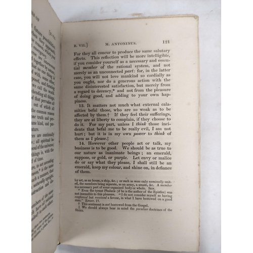 313 - GRAVES R. (Ed.)  The Meditations of the Emperor Marcus Aurelius Antoninus. Orig. brds. Halifax, 1826... 