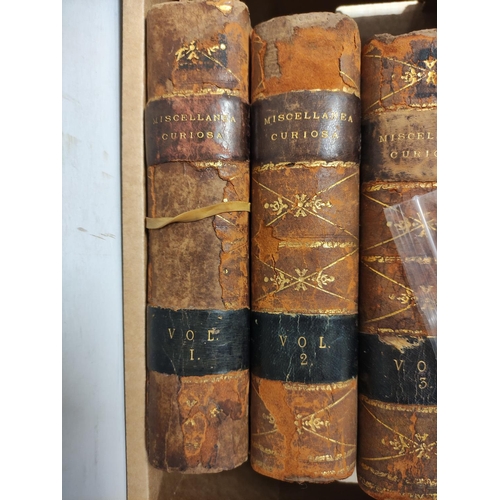 316 - GIRDLESTONE JOHN.  Miscellanea Curiosa. 10 manuscript volumes. Each volume, 8