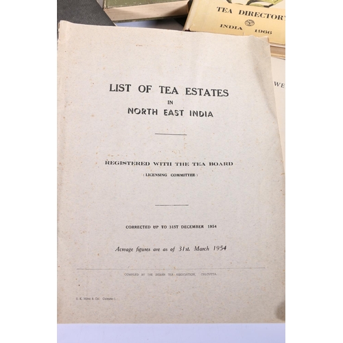 435 - Tea planting related literature to include Balmer Lawrie of Calcutta, a photo lithographic illustrat... 