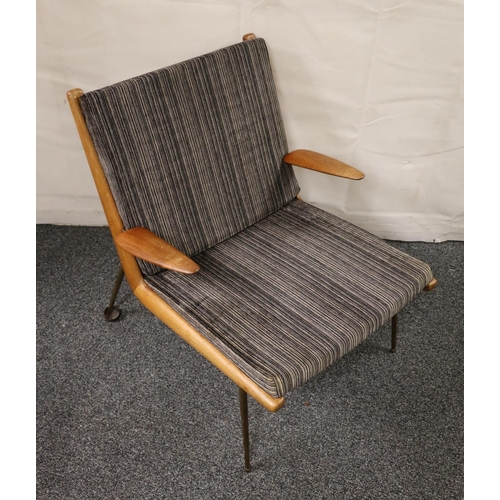 562 - Mid-century Danish style teak framed lounge chair in the manner of Grete Jalk for France & Daver... 