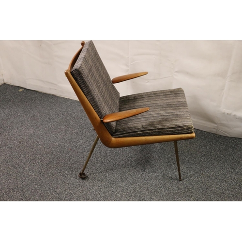 562 - Mid-century Danish style teak framed lounge chair in the manner of Grete Jalk for France & Daver... 