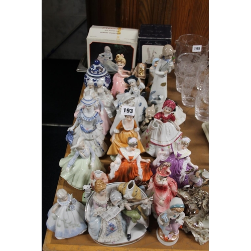 193 - Large collection of ceramic figures.