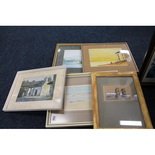 435 - Pictures and prints to include nautical and other interest.