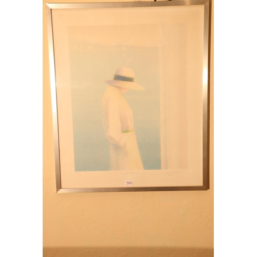 544 - ROY W????LAND, A Quiet Move, lithograph, pencil signed, limited edition 44/175, 61cm x 49cm, frame s... 
