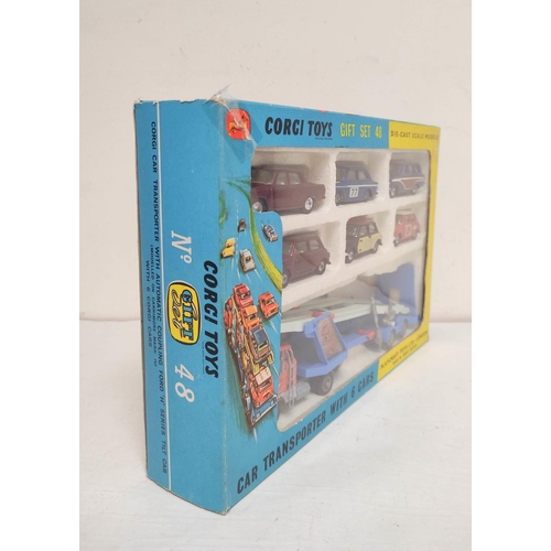 66 - Corgi Toys 1960s Gift Set No 4 Car Transporter With Six Cars complete with original box. Excellent o... 