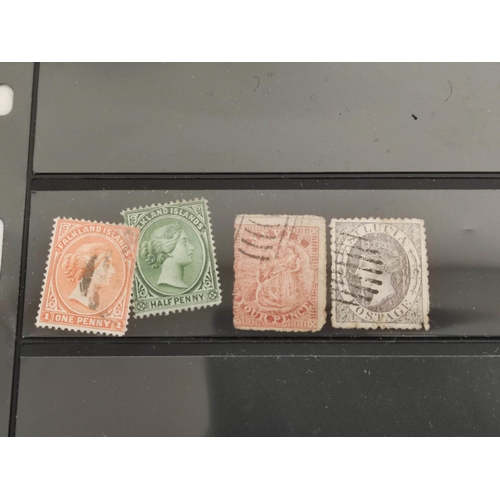 271 - Scarce British & World postage stamps to include early regional Australian issues, an 1863 Briti... 