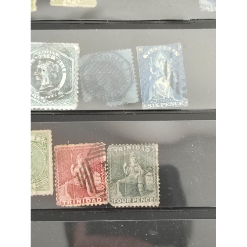 271 - Scarce British & World postage stamps to include early regional Australian issues, an 1863 Briti... 