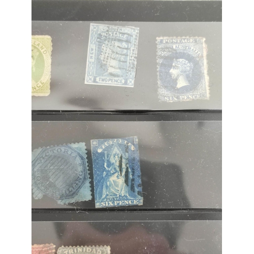 271 - Scarce British & World postage stamps to include early regional Australian issues, an 1863 Briti... 