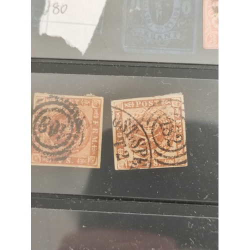 271 - Scarce British & World postage stamps to include early regional Australian issues, an 1863 Briti... 