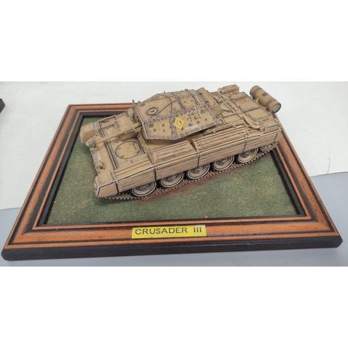 70 - Four collector's model military vehicles. To include a BM-13 