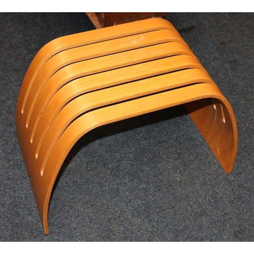 579 - Mid 20th century design bentwood stool.