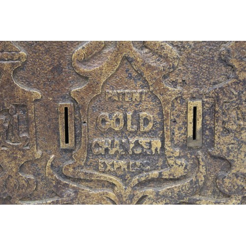 263 - 19th century cast iron counter top Patent Gold Changer Express Machine by Clement Garrett & Co.,... 