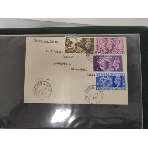 278 - Box containing a large collection of postage stamp first day covers dating from the 1940s-1980s. To ... 