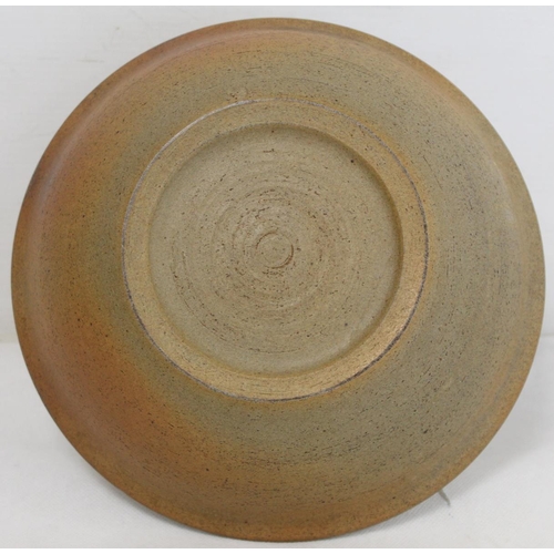 285 - David Wilson Winchcombe Pottery studio pottery stoneware bowl with oatmeal glaze, 23cm diam., impres... 