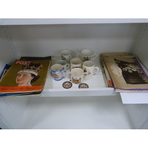 142 - Commemorative souvenir programmes including the 1953 Coronation, Coronation editions of the Illustra... 