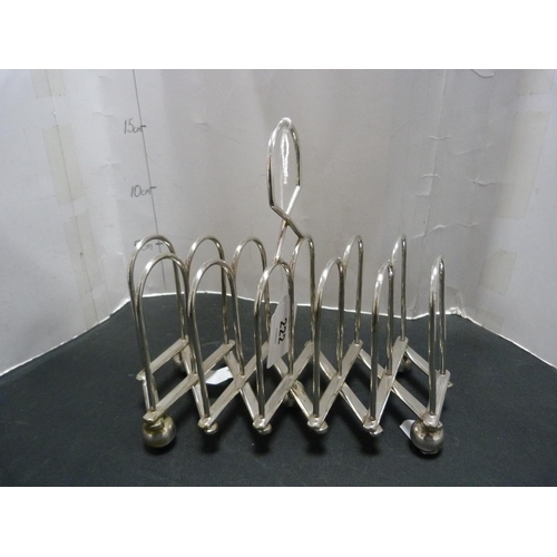 222 - EP extendable toast rack with six divisions.