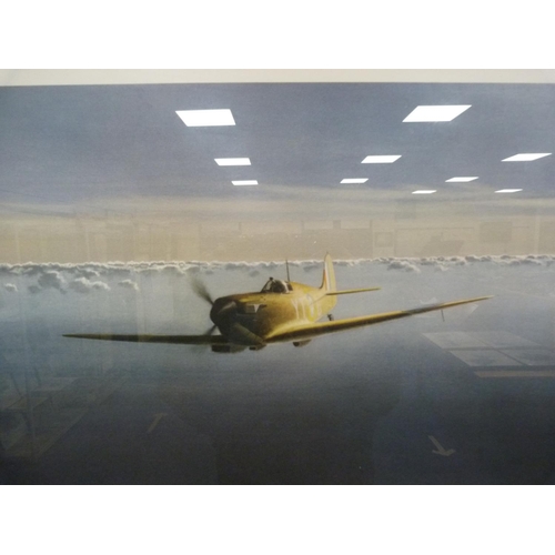 37 - Gerald CoulsonLone SpitfireSigned in pencil, limited edition print, 95/850, with blind stamp.... 