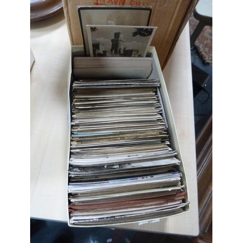 78 - Box containing loose postcards on various subjects.