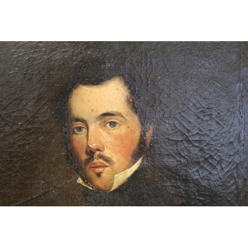 356 - Early 19th Century English School.Portrait of a gentleman.Oil on canvas.39.5cm x 31.5cm.... 