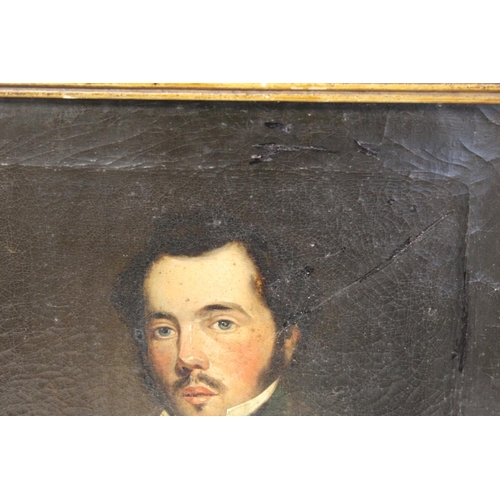 356 - Early 19th Century English School.Portrait of a gentleman.Oil on canvas.39.5cm x 31.5cm.... 