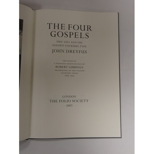 164 - FOLIO SOCIETY.  Golden Cockerel Press - The Four Gospels of the Lord Jesus Christ.  Ltd. ed. 1740/27... 