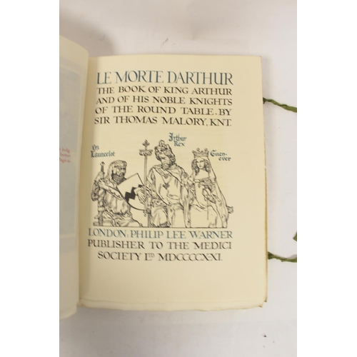 231 - MALORY SIR THOMAS.  Le Morte Darthur, the Book of King Arthur and of his Noble Knights. 4 vols. Ltd.... 