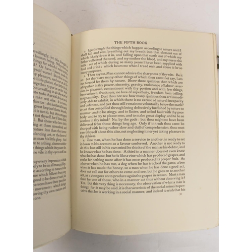 240 - LONG GEORGE (trans).  The Thoughts of the Emperor Marcus Aurelius. Ltd. ed. 351/500. Tippe... 