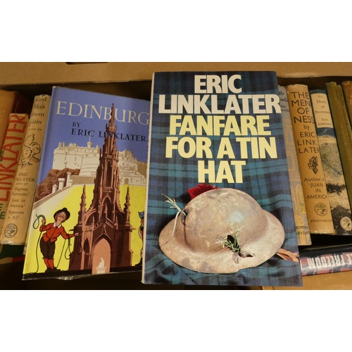 127 - LINKLATER ERIC.  27 various works, mainly 1st eds. including signed ltd. ed. (125/250) of ... 