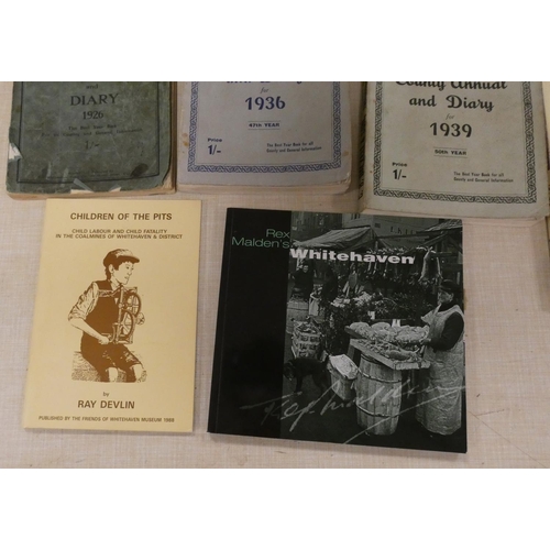 140 - Whitehaven News.  The Cumberland County Annual & Diary for 1926, 1936 & 1939; also... 