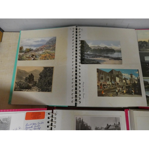 152 - Cumbria Postcards & Photographs.  An extensive collection in five quarto albums, Cumbr... 