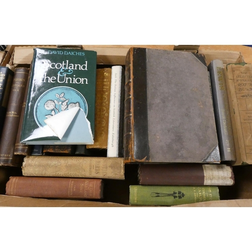 177 - Scotland.  A large carton of various vols.