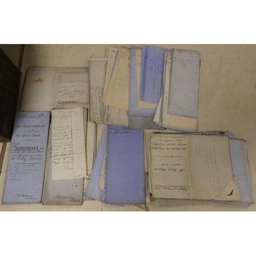 184 - Documents & Ephemera - Blackburn - Lancashire.  1850's-1870's. Large quantity of legal... 