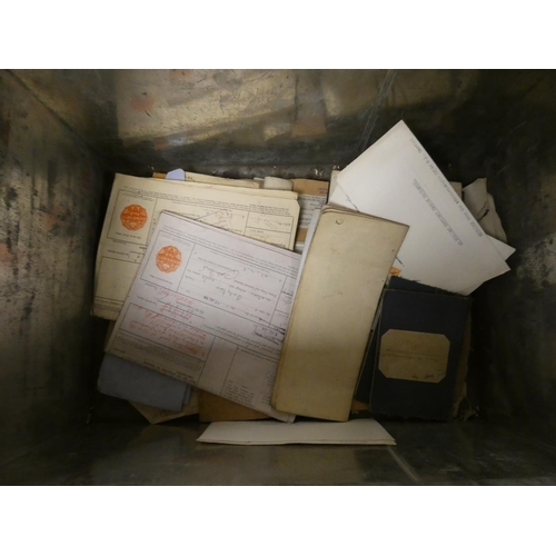 187 - Documents & Ephemera - Blackburn - Lancashire & Australia.  Deed box of old legal documents ... 