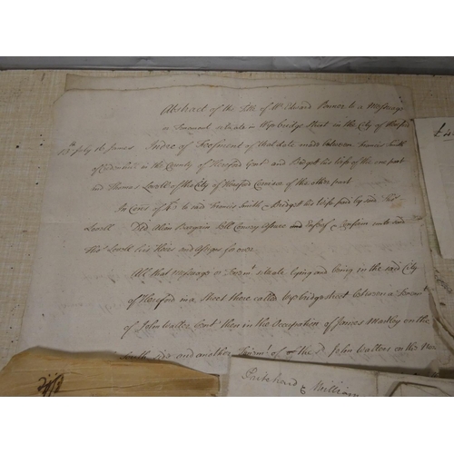 189 - Documents & Ephemera - Hereford - Burghill - Poolfield Farm.  Collection of early 19th... 