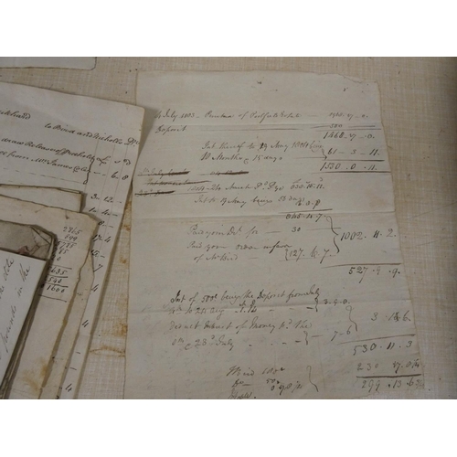 189 - Documents & Ephemera - Hereford - Burghill - Poolfield Farm.  Collection of early 19th... 