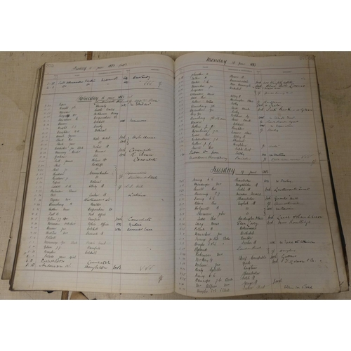 193 - Documents - Cumberland - Carlisle.  1881 (July) to 1885 (May). Very large ledger/account book being ... 