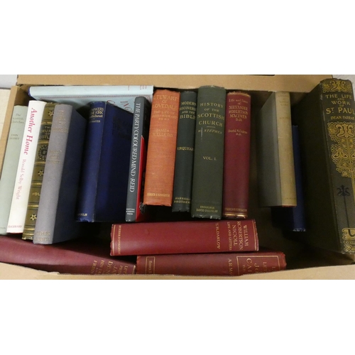 200 - Scottish Ecclesiastical History & General Theology.  A carton of various vols.... 