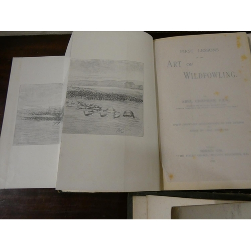 44 - PAYNE-GALLWEY RALPH.  The Fowler in Ireland. Frontis & illus. Orig. dark cloth. 1882; also 2 oth... 