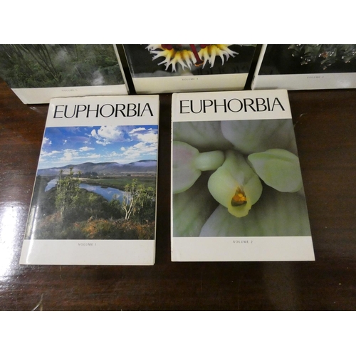 47 - SCHWARTZ HERMAN & others (Eds).  The Euphorbia Journal. 5 vols. Col. illus. Small quarto. Orig. ... 