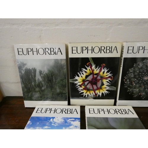 47 - SCHWARTZ HERMAN & others (Eds).  The Euphorbia Journal. 5 vols. Col. illus. Small quarto. Orig. ... 